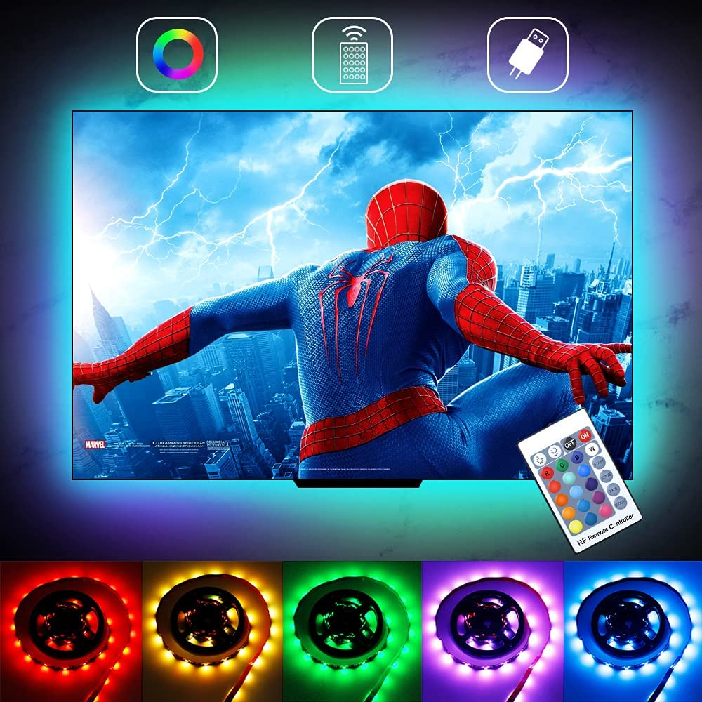 Spider-Man themed LED TV display