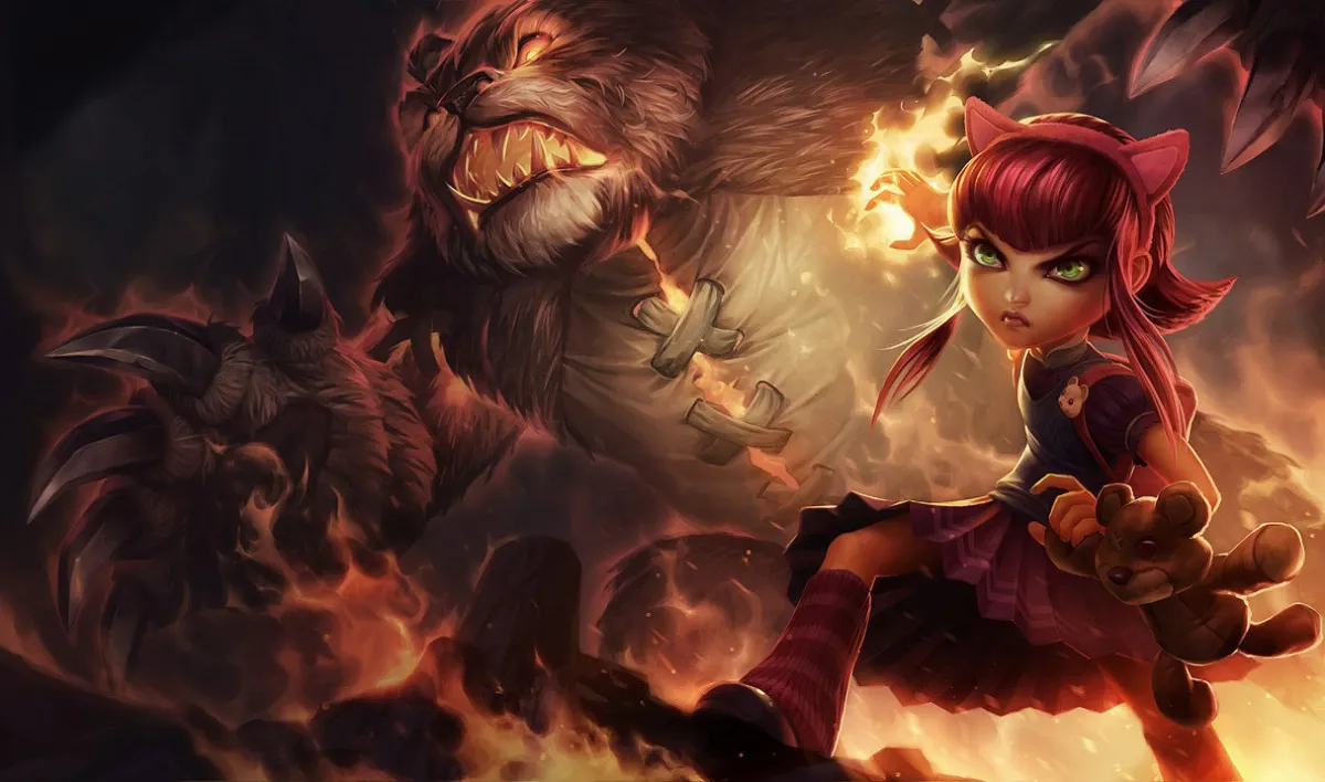 Annie and her teddy bear Tibbers