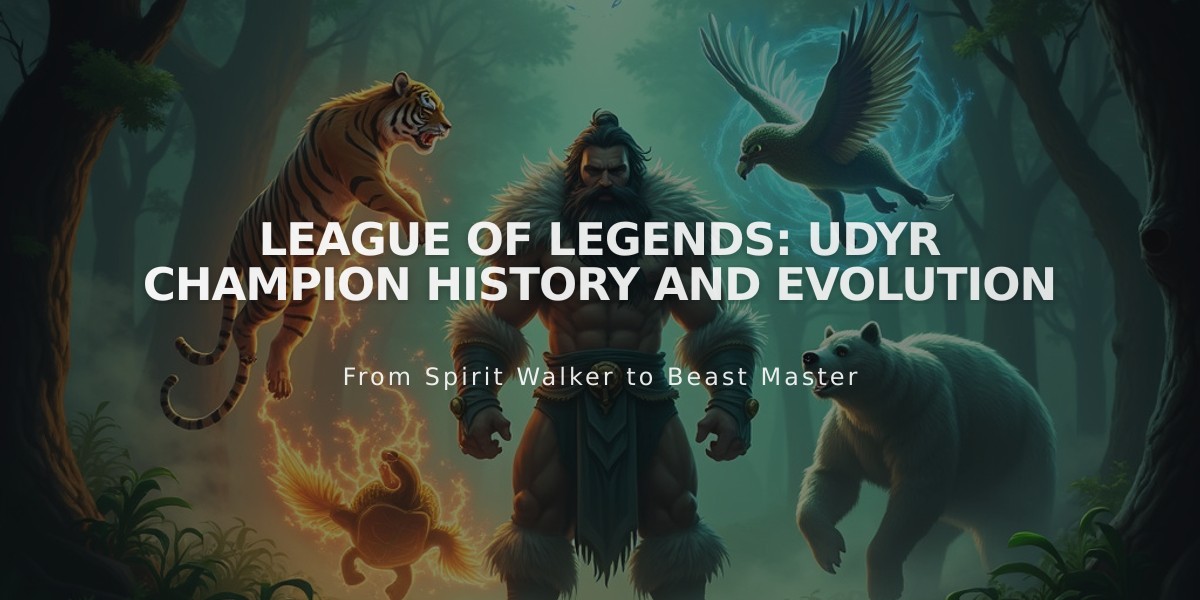 League of Legends: Udyr Champion History and Evolution