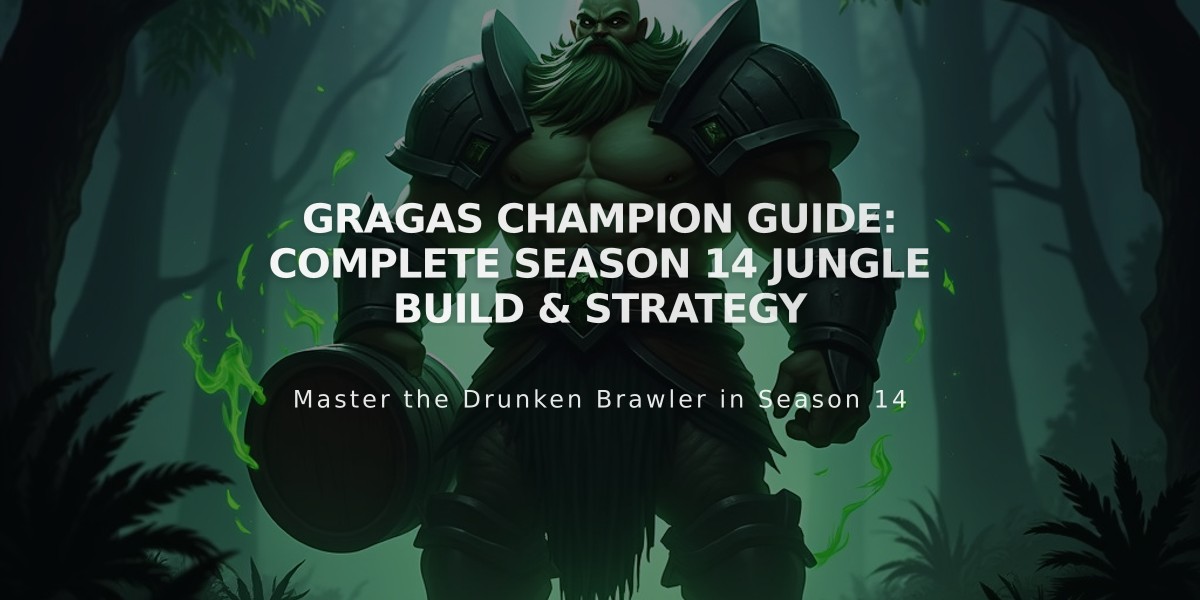 Gragas Champion Guide: Complete Season 14 Jungle Build & Strategy