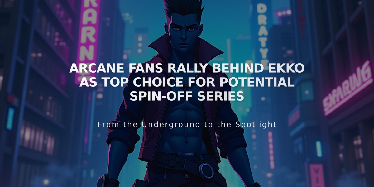 Arcane fans rally behind Ekko as top choice for potential spin-off series