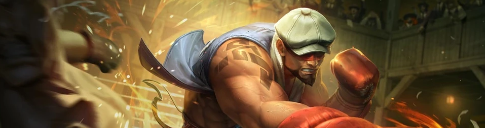 Lee Sin in boxing gloves