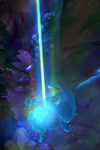 Blue frog summoner icon with sword