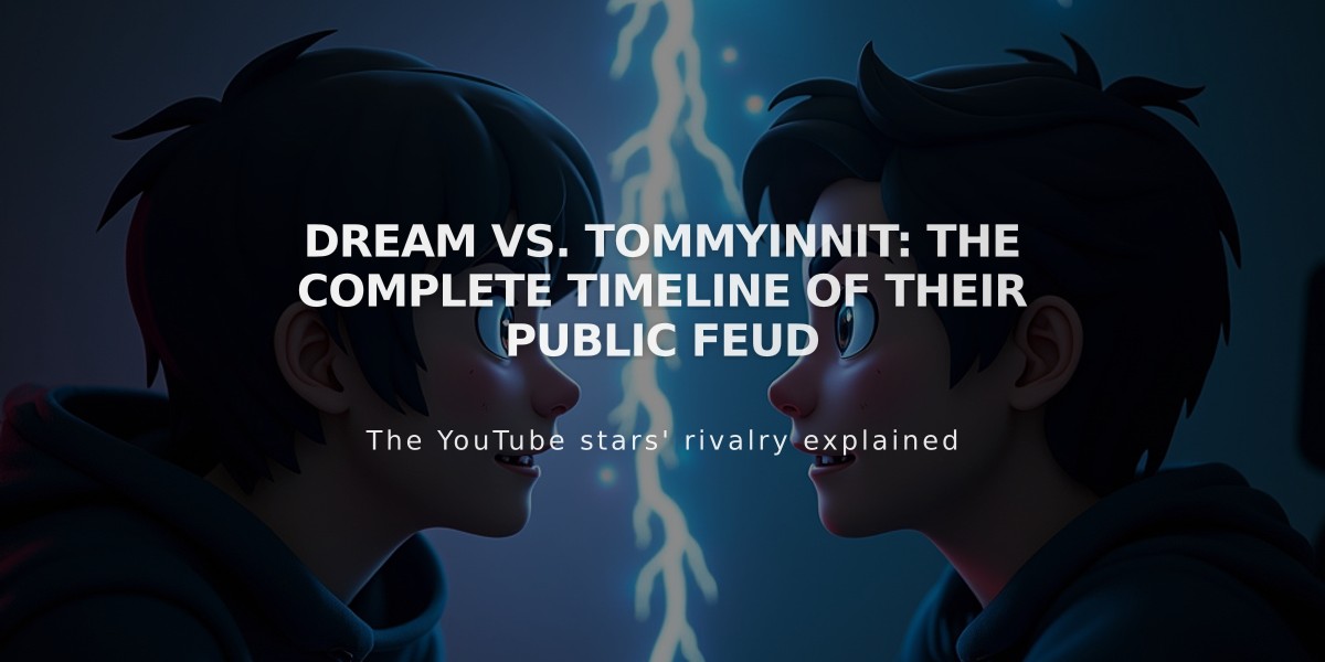 Dream vs. TommyInnit: The Complete Timeline of Their Public Feud