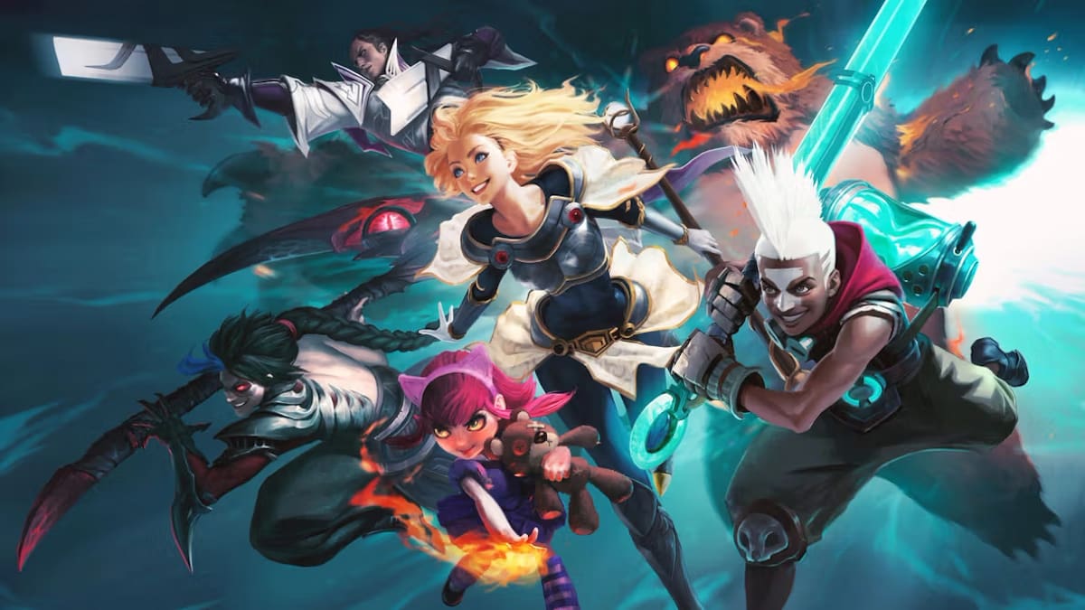 League of Legends champions promotional artwork