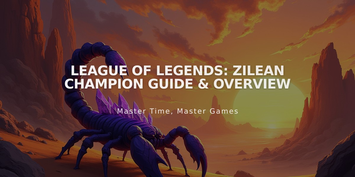 League of Legends: Zilean Champion Guide & Overview