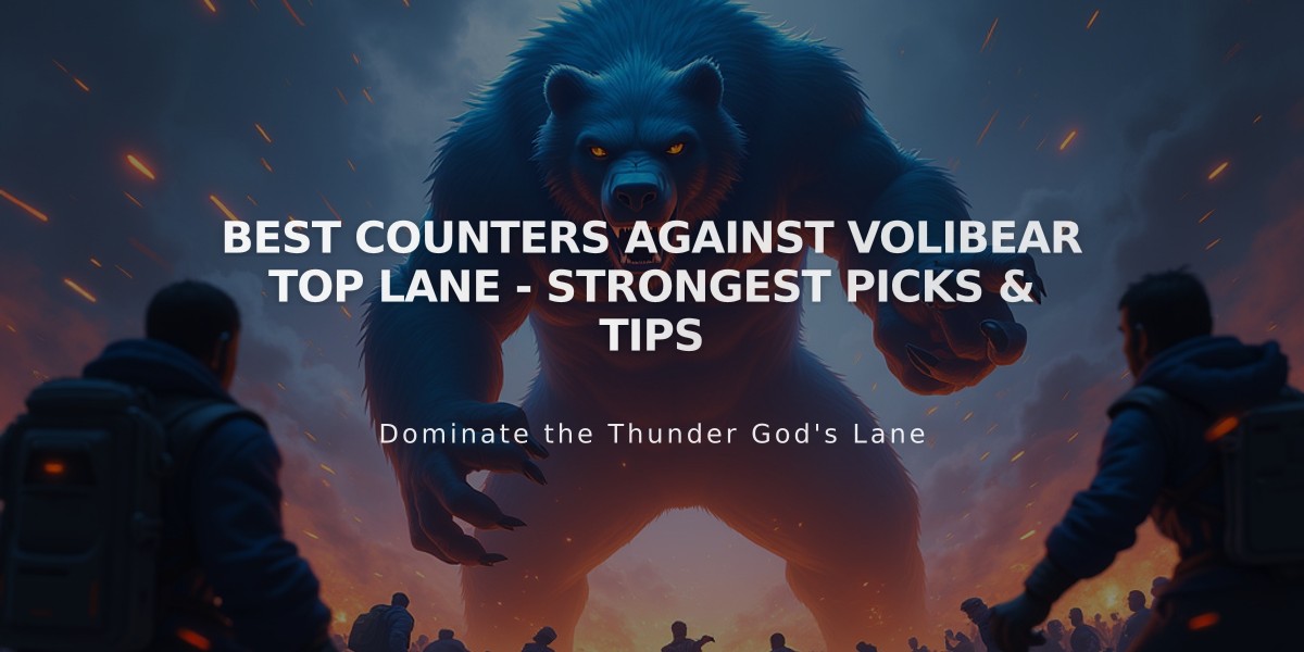 Best Counters Against Volibear Top Lane - Strongest Picks & Tips