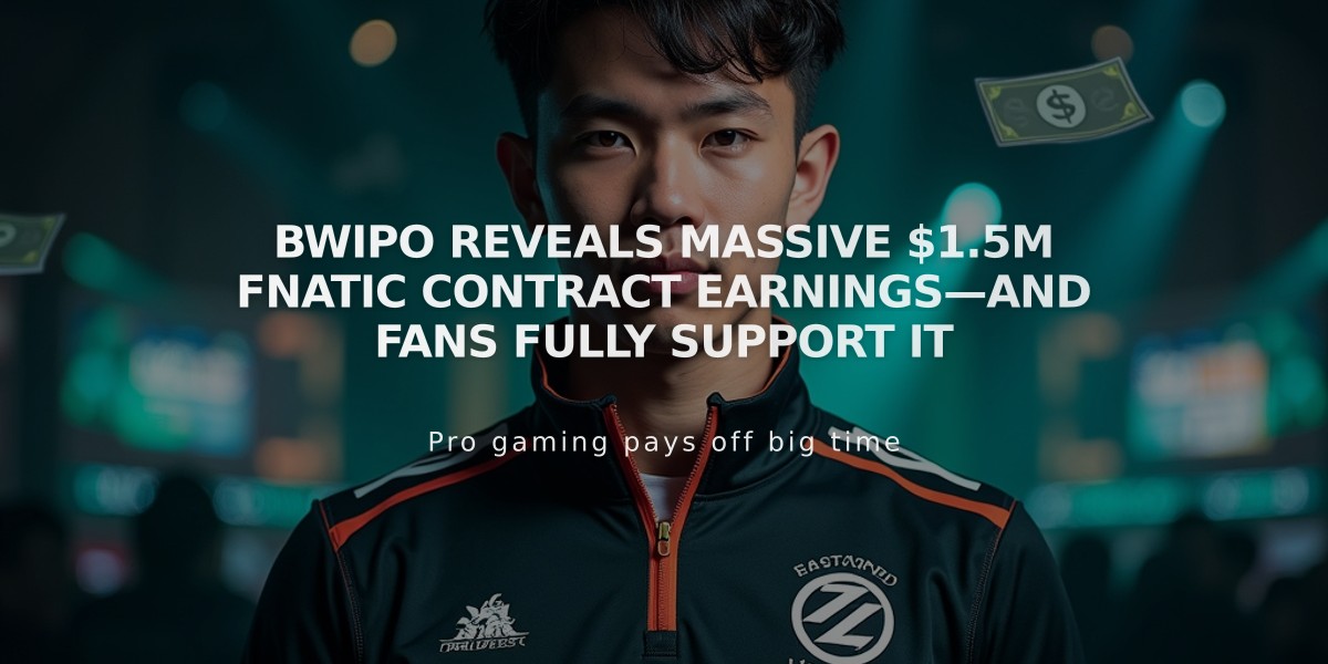 Bwipo reveals massive $1.5M Fnatic contract earnings—and fans fully support it