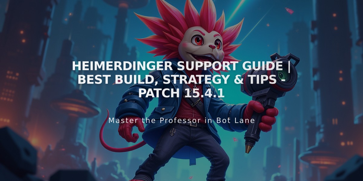 Heimerdinger Support Guide | Best Build, Strategy & Tips - Patch 15.4.1