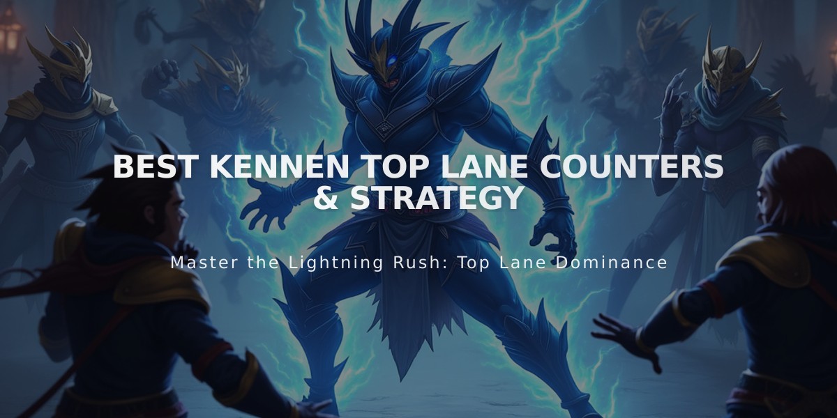 Best Kennen Top Lane Counters & Strategy