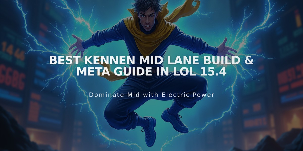 Best Kennen Mid Lane Build & Meta Guide in LOL 15.4