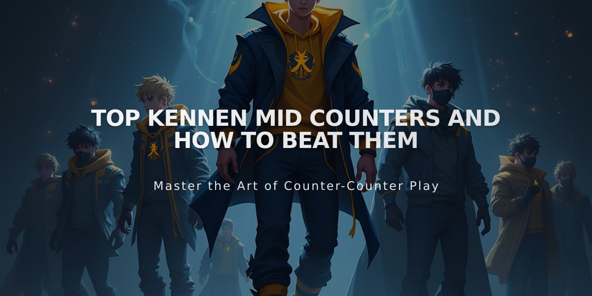 Top Kennen Mid Counters and How to Beat Them