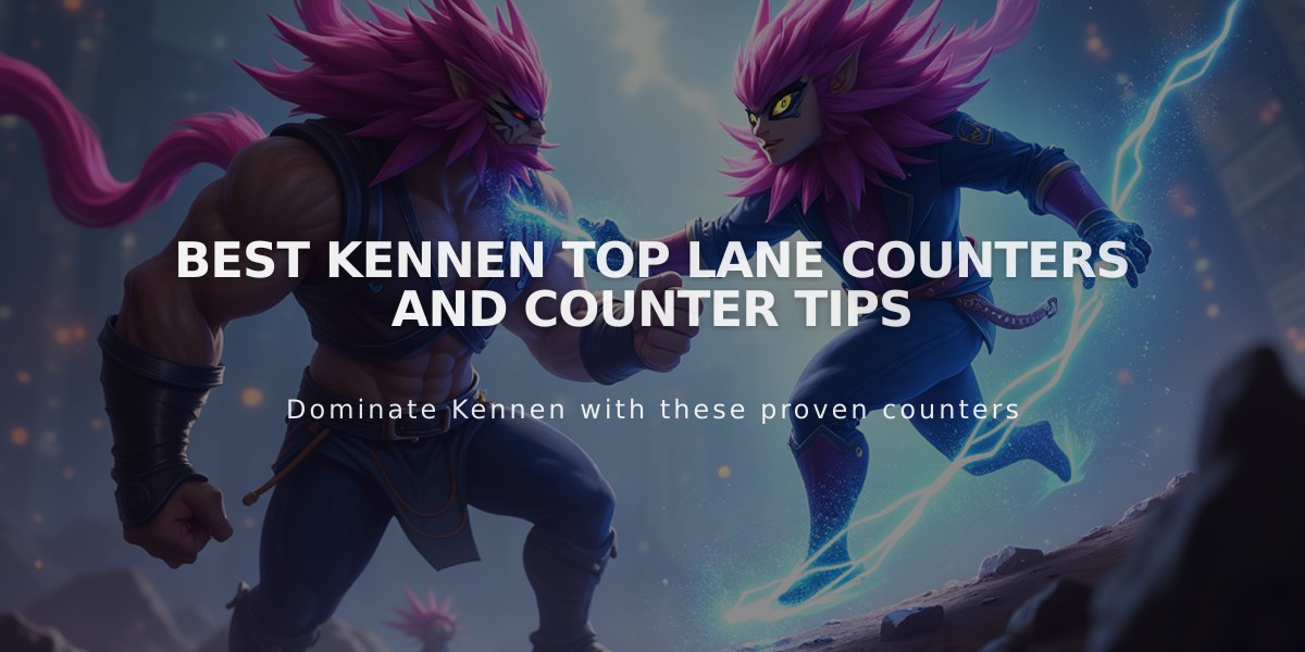 Best Kennen Top Lane Counters and Counter Tips