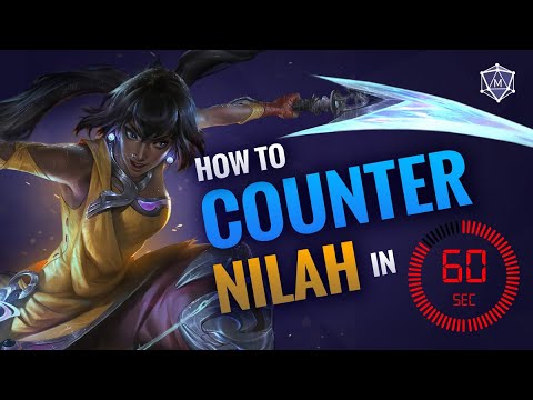 Nilah, League champion, splash art