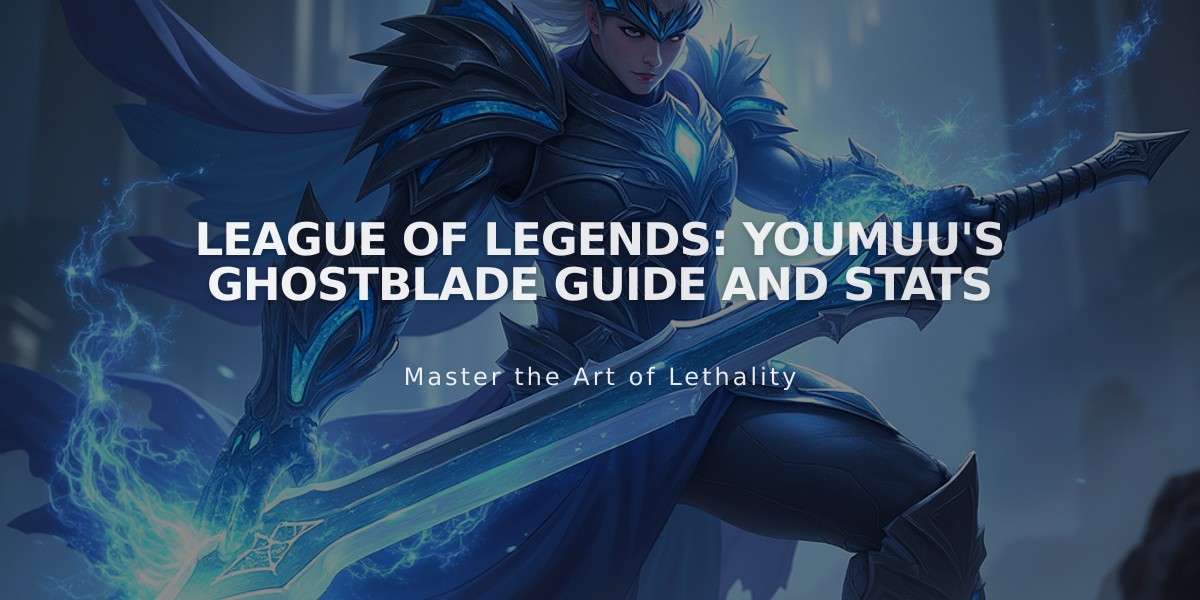 League of Legends: Youmuu's Ghostblade Guide and Stats