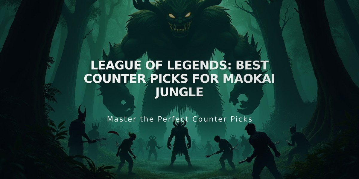 League of Legends: Best Counter Picks for Maokai Jungle